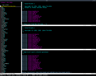 vim с несколькими окнами
